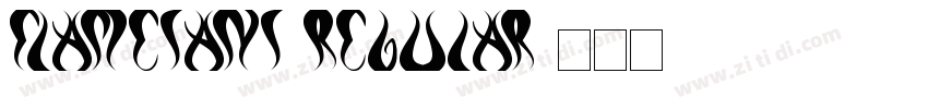 FlameSans Regular字体转换